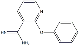 2-phenoxypyridine-3-carboximidamide Struktur
