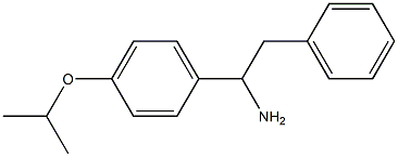 2-phenyl-1-[4-(propan-2-yloxy)phenyl]ethan-1-amine 化学構造式