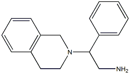 2-phenyl-2-(1,2,3,4-tetrahydroisoquinolin-2-yl)ethan-1-amine Struktur