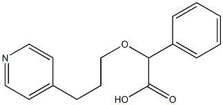 2-phenyl-2-[3-(pyridin-4-yl)propoxy]acetic acid Struktur