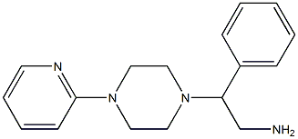 2-phenyl-2-[4-(pyridin-2-yl)piperazin-1-yl]ethan-1-amine Struktur