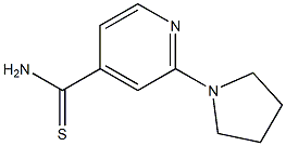 2-pyrrolidin-1-ylpyridine-4-carbothioamide Structure