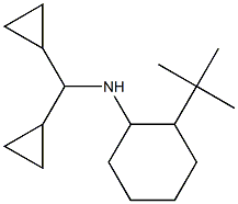 2-tert-butyl-N-(dicyclopropylmethyl)cyclohexan-1-amine Structure