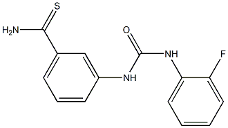 3-({[(2-fluorophenyl)amino]carbonyl}amino)benzenecarbothioamide