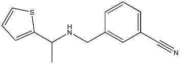  3-({[1-(thiophen-2-yl)ethyl]amino}methyl)benzonitrile