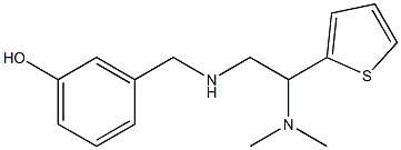 3-({[2-(dimethylamino)-2-(thiophen-2-yl)ethyl]amino}methyl)phenol