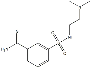 3-({[2-(dimethylamino)ethyl]amino}sulfonyl)benzenecarbothioamide