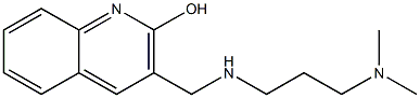 3-({[3-(dimethylamino)propyl]amino}methyl)quinolin-2-ol