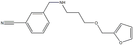 3-({[3-(furan-2-ylmethoxy)propyl]amino}methyl)benzonitrile|