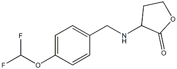 3-({[4-(difluoromethoxy)phenyl]methyl}amino)oxolan-2-one Structure