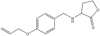 3-({[4-(prop-2-en-1-yloxy)phenyl]methyl}amino)oxolan-2-one 结构式