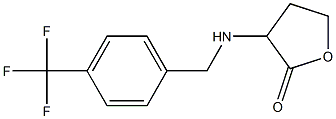 3-({[4-(trifluoromethyl)phenyl]methyl}amino)oxolan-2-one,,结构式