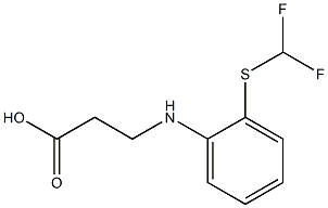 3-({2-[(difluoromethyl)sulfanyl]phenyl}amino)propanoic acid