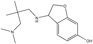 3-({2-[(dimethylamino)methyl]-2-methylpropyl}amino)-2,3-dihydro-1-benzofuran-6-ol|