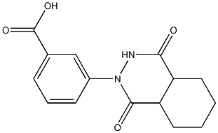 3-(1,4-dioxooctahydrophthalazin-2(1H)-yl)benzoic acid Structure