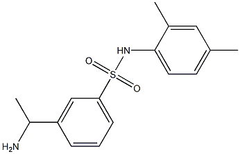 3-(1-aminoethyl)-N-(2,4-dimethylphenyl)benzene-1-sulfonamide