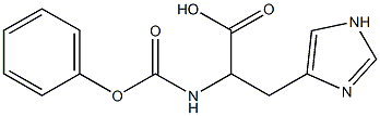 3-(1H-imidazol-4-yl)-2-[(phenoxycarbonyl)amino]propanoic acid Structure