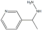 3-(1-hydrazinylethyl)pyridine Structure