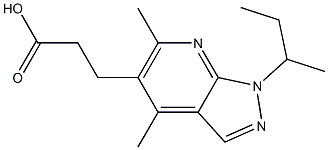 3-(1-sec-butyl-4,6-dimethyl-1H-pyrazolo[3,4-b]pyridin-5-yl)propanoic acid