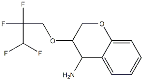 3-(2,2,3,3-tetrafluoropropoxy)-3,4-dihydro-2H-1-benzopyran-4-amine,,结构式