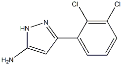 3-(2,3-dichlorophenyl)-1H-pyrazol-5-amine 化学構造式