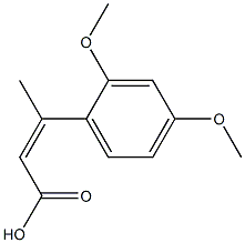3-(2,4-dimethoxyphenyl)but-2-enoic acid