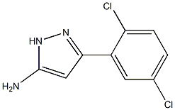 3-(2,5-dichlorophenyl)-1H-pyrazol-5-amine Struktur