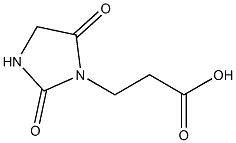 3-(2,5-dioxoimidazolidin-1-yl)propanoic acid Struktur