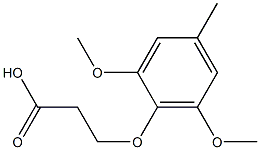 3-(2,6-dimethoxy-4-methylphenoxy)propanoic acid