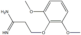 3-(2,6-dimethoxyphenoxy)propanimidamide