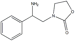 3-(2-amino-2-phenylethyl)-1,3-oxazolidin-2-one 结构式