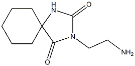 3-(2-aminoethyl)-1,3-diazaspiro[4.5]decane-2,4-dione Structure