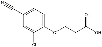 3-(2-chloro-4-cyanophenoxy)propanoic acid