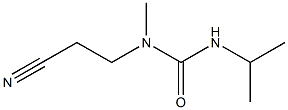 3-(2-cyanoethyl)-3-methyl-1-propan-2-ylurea,,结构式