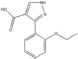 3-(2-ethoxyphenyl)-1H-pyrazole-4-carboxylic acid Structure