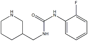 3-(2-fluorophenyl)-1-(piperidin-3-ylmethyl)urea|