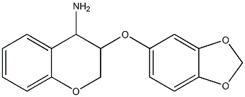 3-(2H-1,3-benzodioxol-5-yloxy)-3,4-dihydro-2H-1-benzopyran-4-amine