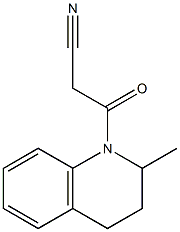 3-(2-methyl-3,4-dihydroquinolin-1(2H)-yl)-3-oxopropanenitrile Structure