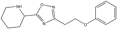  3-(2-phenoxyethyl)-5-(piperidin-2-yl)-1,2,4-oxadiazole