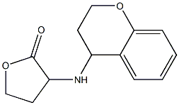 3-(3,4-dihydro-2H-1-benzopyran-4-ylamino)oxolan-2-one,,结构式