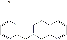 3-(3,4-dihydroisoquinolin-2(1H)-ylmethyl)benzonitrile Structure