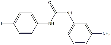 3-(3-aminophenyl)-1-(4-iodophenyl)urea 化学構造式