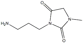 3-(3-aminopropyl)-1-methylimidazolidine-2,4-dione Structure