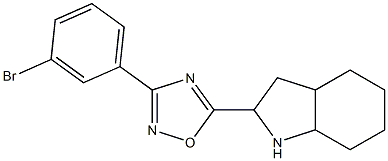  3-(3-bromophenyl)-5-(octahydro-1H-indol-2-yl)-1,2,4-oxadiazole