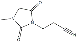 3-(3-methyl-2,5-dioxoimidazolidin-1-yl)propanenitrile