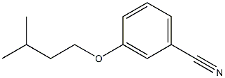 3-(3-methylbutoxy)benzonitrile Struktur