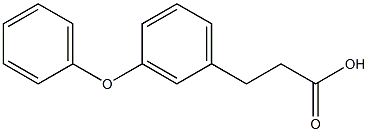 3-(3-phenoxyphenyl)propanoic acid Struktur