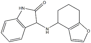 3-(4,5,6,7-tetrahydro-1-benzofuran-4-ylamino)-2,3-dihydro-1H-indol-2-one Struktur