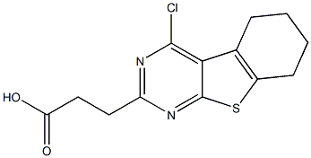 3-(4-chloro-5,6,7,8-tetrahydro[1]benzothieno[2,3-d]pyrimidin-2-yl)propanoic acid