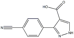 3-(4-cyanophenyl)-1H-pyrazole-4-carboxylic acid
